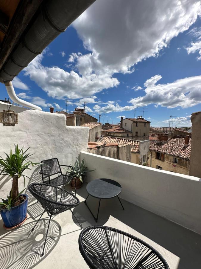La Boheme Centre Historique - Terrasse Sur Les Toits - Hh Apartman Montpellier Kültér fotó